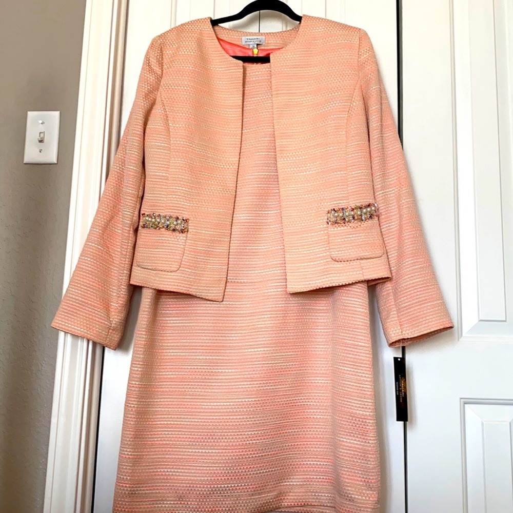 Tahari Shift Dress and Blazer.